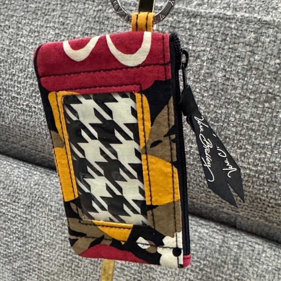 Vera Bradley Black and Gold Keychain - Picture 3 of 6